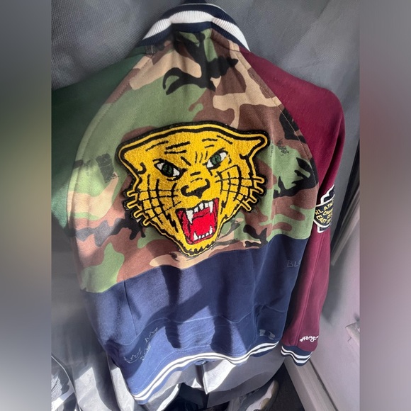 Polo Ralph Lauren Tiger Varsity Jacket (Camo/Multi Color) - Picture 5 of 12
